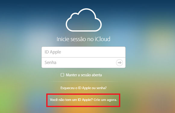 Criar Email icloud